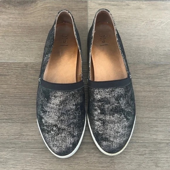 Frye Melanie Slip On Sneakers - Size US 6.5 - Picture 1 of 8